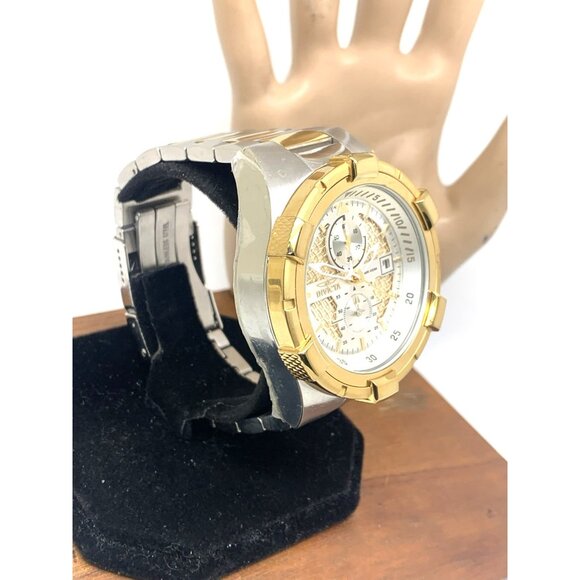 Invicta Men's Watch 28120 Aviator Chronograph Quartz Two Tone Stainless Steel - Picture 15 of 15